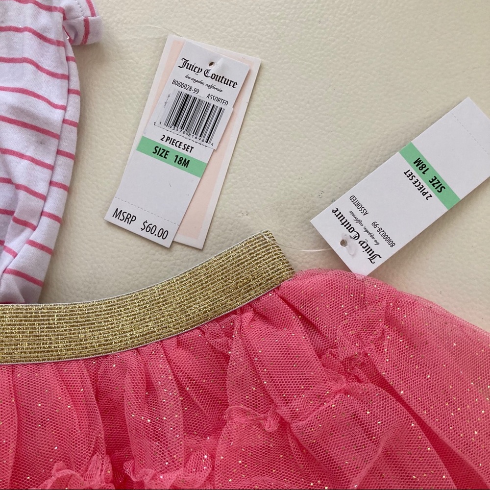 Juicy couture cute tutu skort set 2183 - Picture 6 of 6